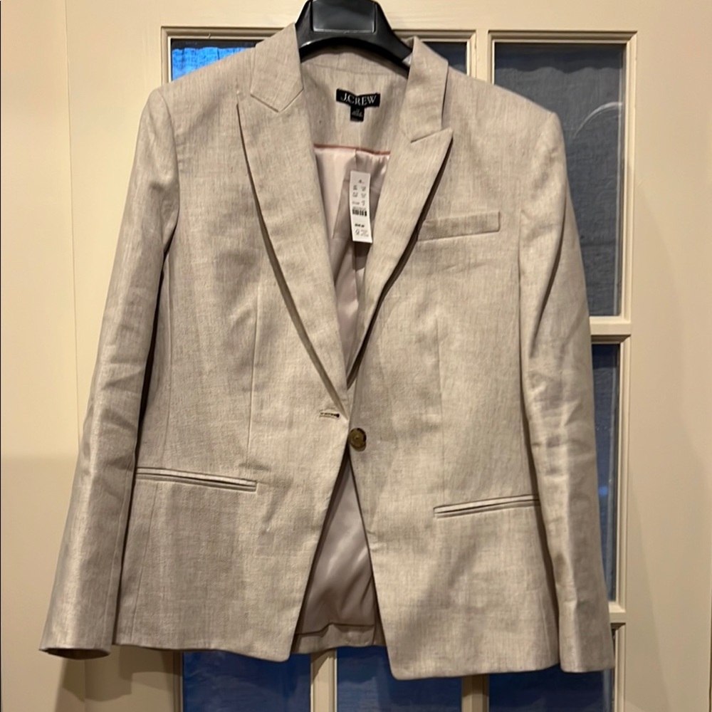 J. Crew Women's Light Tan Blazer